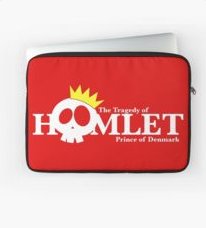 Hamlet Apple Laptop Sleeve: Red Skull