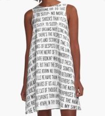 Hamlet A-Line Dresses: To Be