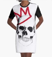 Hamlet Graphic T-Shirt Dresses: Skull & Crown