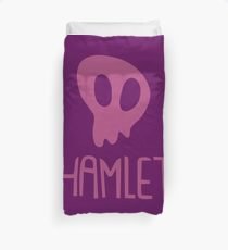 Hamlet Duvet Cover: Purple Skull