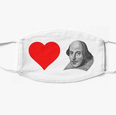 Hamlet Face Masks: Love Shakespeare