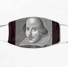 Hamlet Face Masks: Shakespeare Portrait