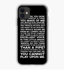 Hamlet iPhone Case: Play upon me