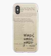 Hamlet iPhone Case: Words, words, words