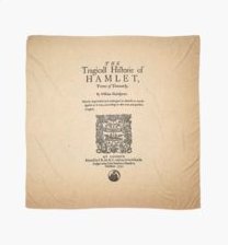 Hamlet Scarf: Front page sepia