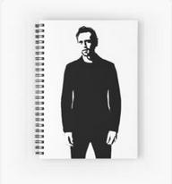 Hamlet Spiral Notebook: Tom Hiddleston Hamlet
