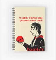 Hamlet Spiral Notebook: Rogue and Peasant Slave