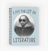 Hamlet Spiral Notebook: Lit in Literature